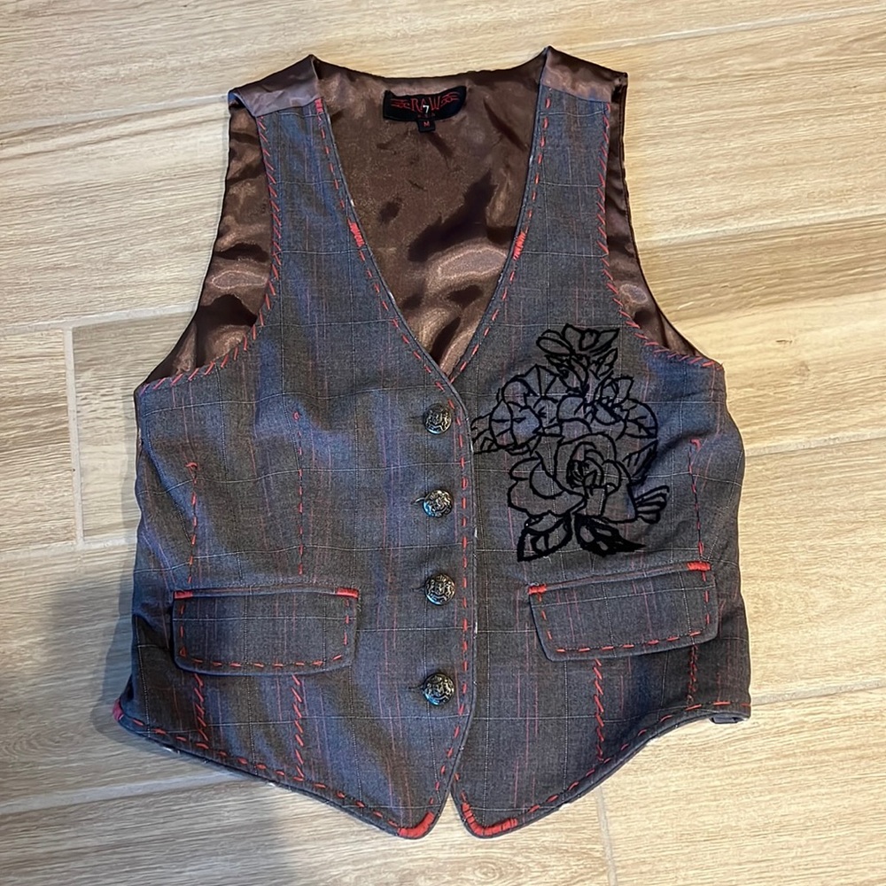 RAW 7 beautiful rare vest size M but fits more like Small